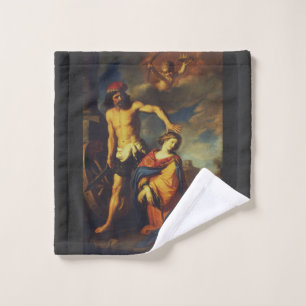 Toalha De Rosto Martírio de Sta. Catarina Coleção de Arte Fina Sac