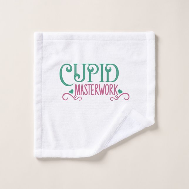 Toalha De Rosto Masterwork Cupid de Presente de casal (Pano de lavar)