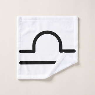 Toalha De Rosto Minimalist Libra Zodiac Horoscope Birthday Gift