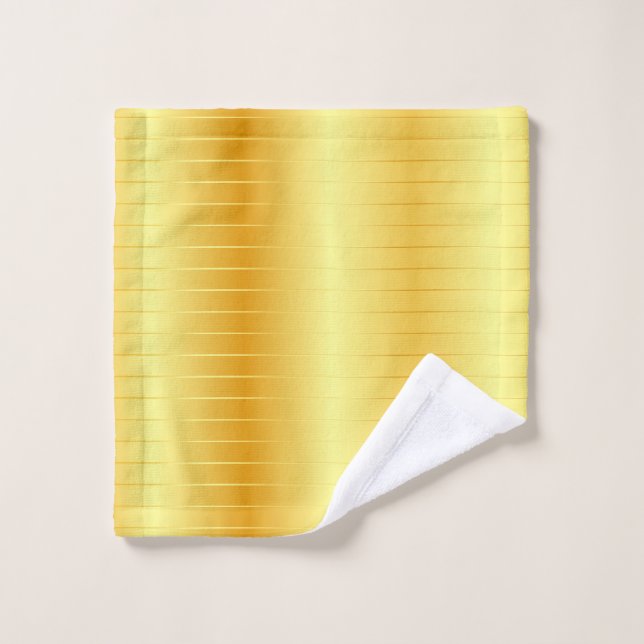 Toalha De Rosto Monograma Dourado visual elegante Modelo moderno (Pano de lavar)