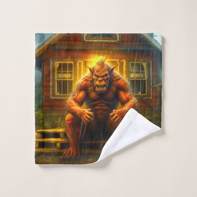 Toalha De Rosto Monstro (Pano de lavar)