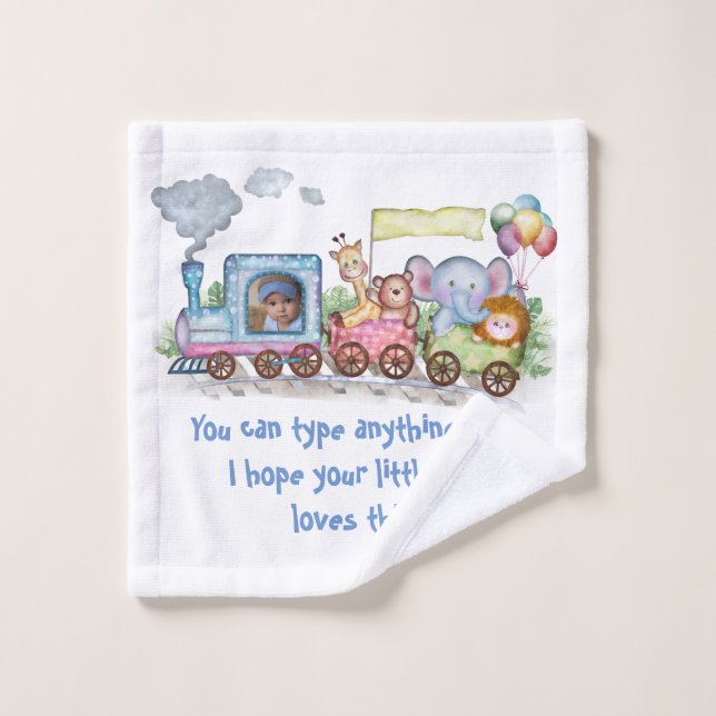 Toalha De Rosto Motor do comboio em corte Fleece Blanket (Pano de lavar)