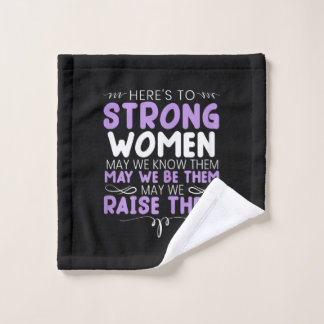 Toalha De Rosto Mulheres Fortes Feministas Feminismo Mulheres Acim