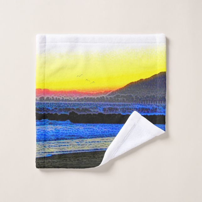 Toalha De Rosto Mystic Sunset  (Pano de lavar)