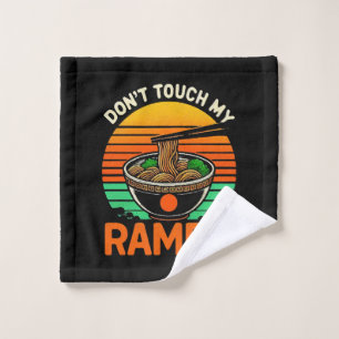 Toalha De Rosto Não Toque Amante de Ramen