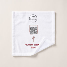 Toalha De Rosto Nome de código de verificação de logotipo de adiçã