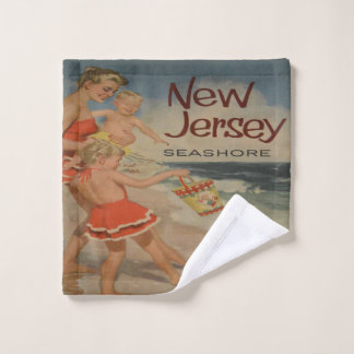Toalha De Rosto novas férias turísticas de jersey shore vintage