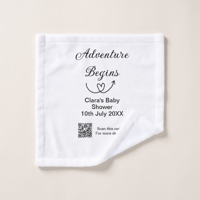 Toalha De Rosto O Adventure inicia a verificação do chá de fraldas (Pano de lavar)