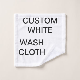 Toalha De Rosto O costume personalizou 13" x 13" pano da lavagem