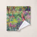 Toalha De Rosto O jardim da íris por Claude Monet<br><div class="desc">Visite por favor minha loja para um design mais interessante e mais => bem escolhido zazzle.com/colorfulworld* da cor</div>