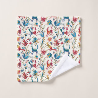 Toalha De Rosto Otomi Inspirou Design