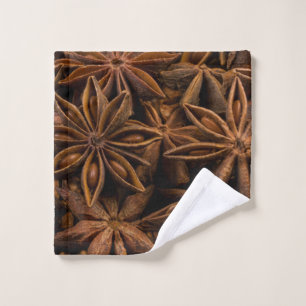 Toalha De Rosto Padrão de Anise Stars