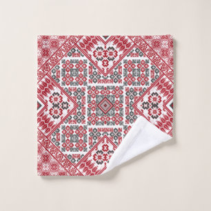 Toalha De Rosto Padrão de bordados palestino 2