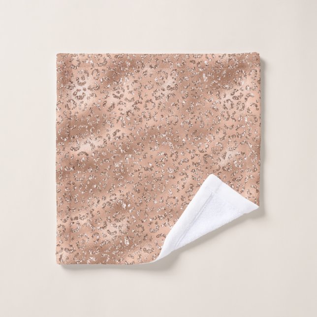 Toalha De Rosto Padrão Impressão de da Pele do Leopardo de Chita P (Pano de lavar)