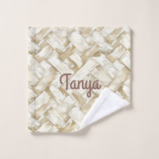 Toalha De Rosto Padrão Tecido | Fazer