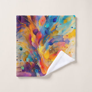 Toalha De Rosto Paint Splatter Patterno 2