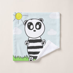 Toalha De Rosto Panda Kids
