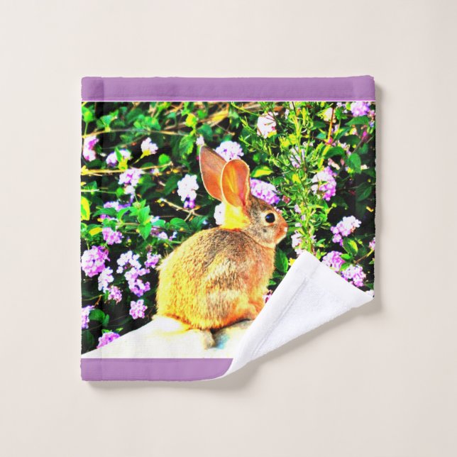 Toalha De Rosto Pano da lavagem do coelhinho da Páscoa (Pano de lavar)