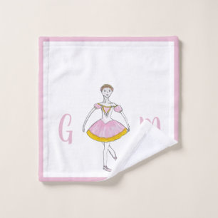 Toalha De Rosto Pão de Açúcar de Plum Fairy Ballerina Personali