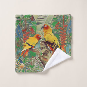 Toalha De Rosto Parakeets de Sun