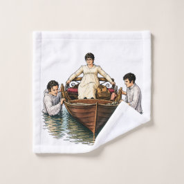 Toalha De Rosto Passeio de Barco Definitivo de Mary Bennet 