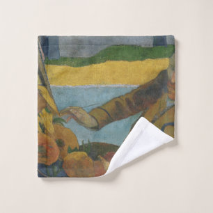 Toalha De Rosto Paul Gauguin Vincent van Gogh pintando girassóis