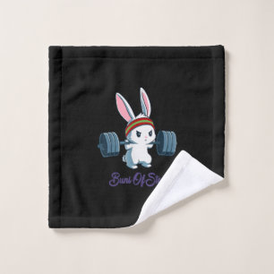 Toalha De Rosto Pedaços de Ness Rabbit Bunny Lover Gym Funcionand
