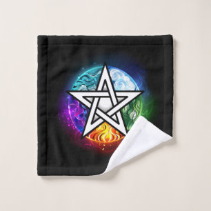 Toalha De Rosto Pentagrama do Wiccan