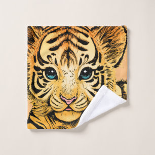 TOALHA DE ROSTO PEQUENO TIGRE