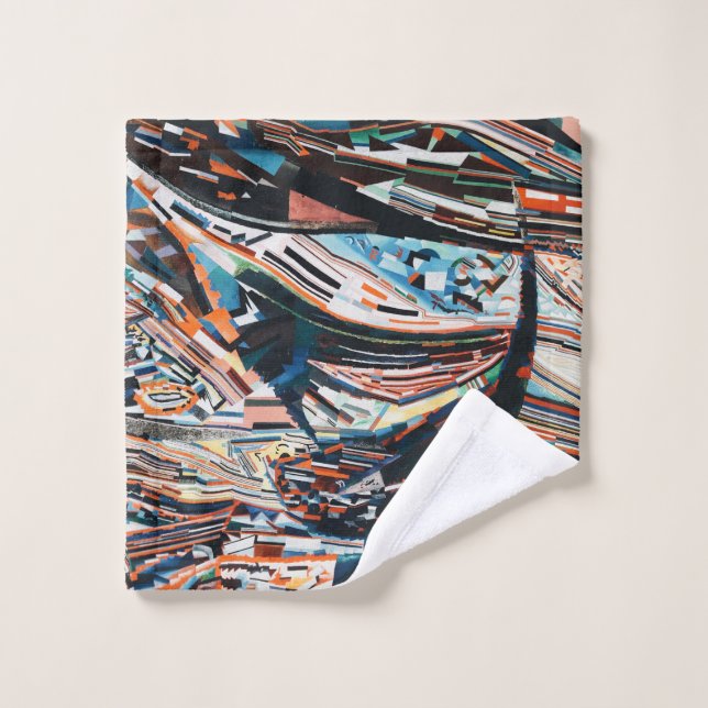 Toalha De Rosto Pilha de barco de madeira marrom e azul lote (Pano de lavar)