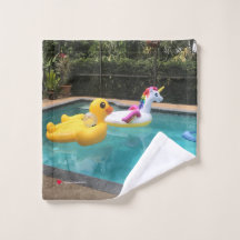 Piscina de Pato Amarelo Unicorn