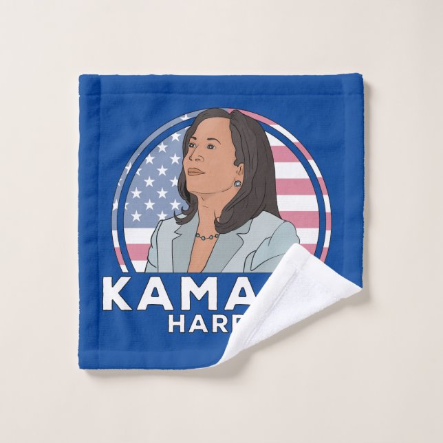 Toalha De Rosto Política Kamala Harris (Pano de lavar)