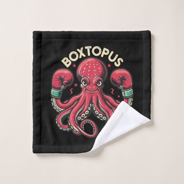 Toalha De Rosto Polvo de Boxe - Boxtopus (Pano de lavar)