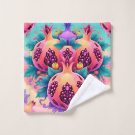 Toalha De Rosto Pomegranato Colorido