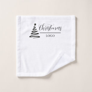 Toalha De Rosto Presente de Natal Personalizado Camiseta Moderna C
