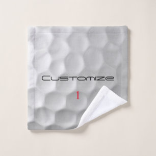 Toalha De Rosto Presentes de Bolas de Golfe Personalizadas Série A