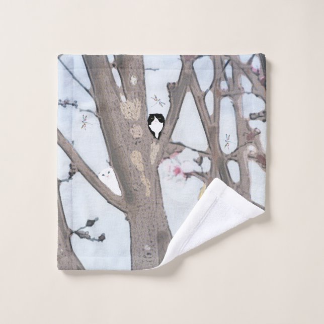 Toalha De Rosto Primavera Blossom Lave Fecho (Pano de lavar)