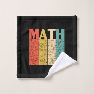 Toalha De Rosto Professor de Matemática Vintage Definição de Ma