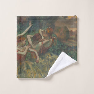 Toalha De Rosto Quatro Dançarinas, Pintura Impressionista, Edgar D