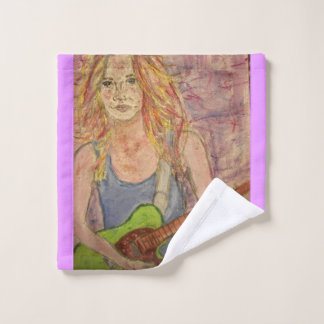 Toalha De Rosto Rock Girl