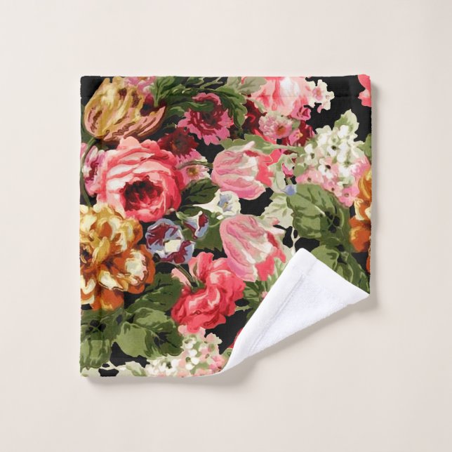 Toalha De Rosto Rosas vitorianos (Pano de lavar)