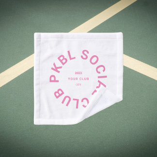Toalha De Rosto Rosto de Piceball do Clube Social Rosa PKBL