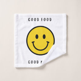Toalha De Rosto Rosto sorridente tiro lenço, flanela. Emoji divert