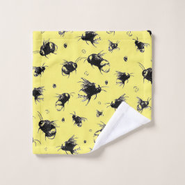 Toalha De Rosto Roupa de Lavagem de Abelhas para Conjunto de Prese