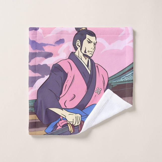 Toalha De Rosto samurai (Pano de lavar)