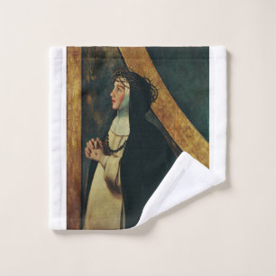Toalha De Rosto Santa Catarina de Siena por Juan Bautista Maino