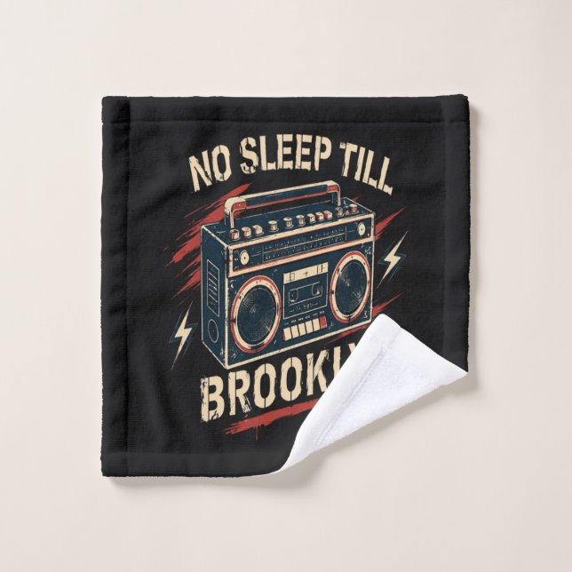 Toalha De Rosto Sem Sono Boombox Retro Antiga (Pano de lavar)