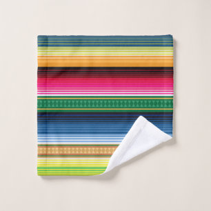 Toalha De Rosto Serape geral mexicano tradicional