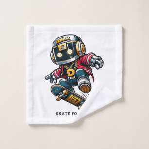 Toalha De Rosto Série de Skate Street Style