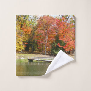 Toalha De Rosto Sete Primaveras Call Bridge III Autumn Landscape